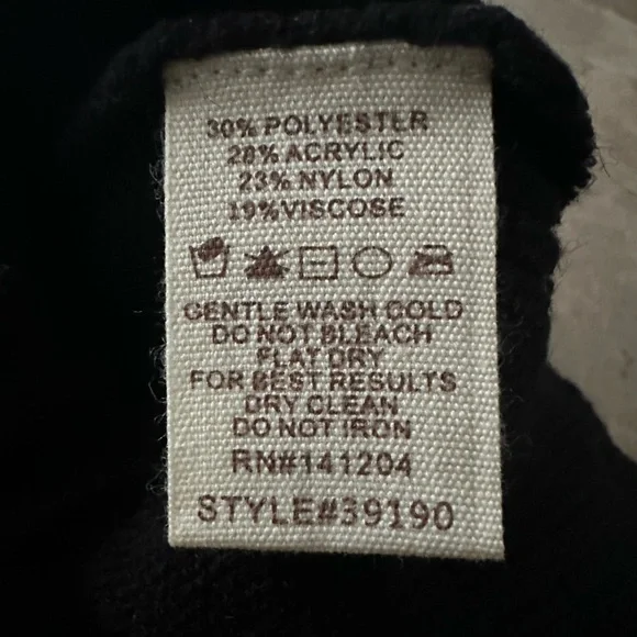 Black and Cream Striped Sweater - Picture 5 of 6